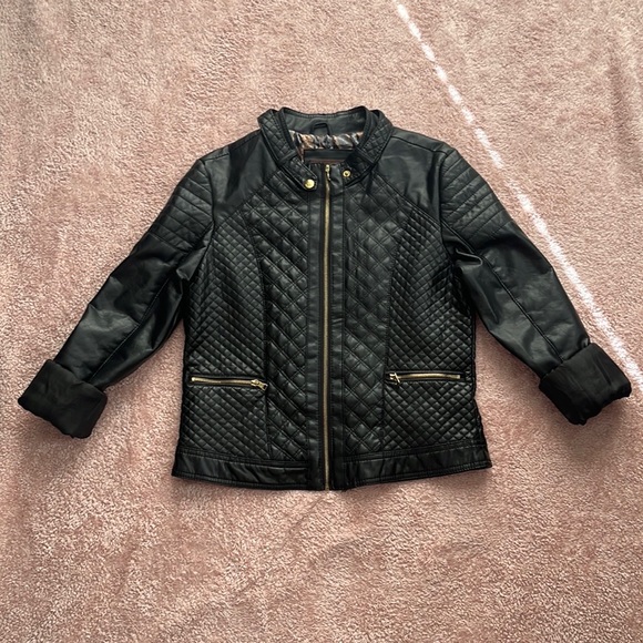 Faux Leather Jacket - Picture 2 of 6